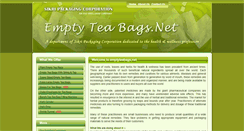 Desktop Screenshot of emptyteabags.net