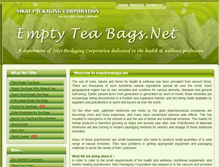 Tablet Screenshot of emptyteabags.net